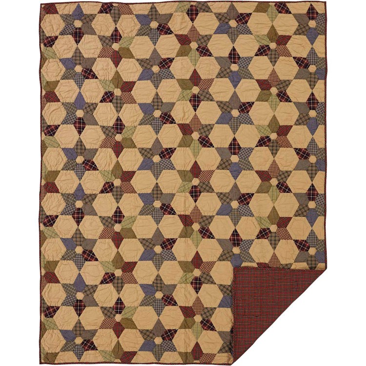 Tea Star Luxury King Quilt