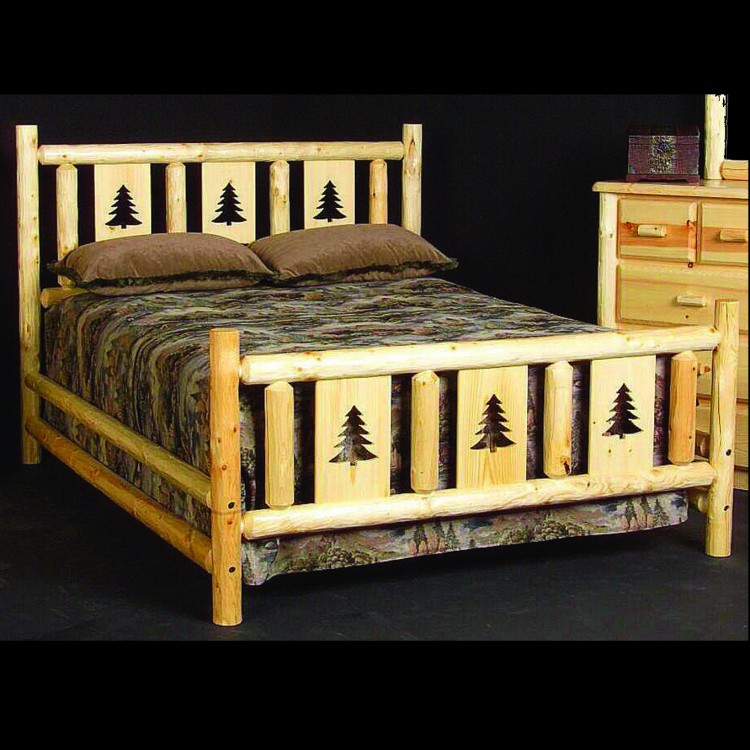 Montana Log Bed Twin, Twin Log Bed