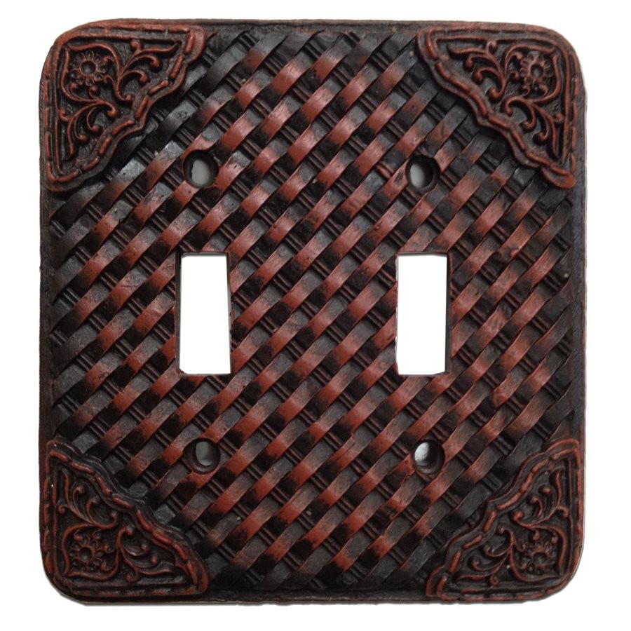 Tooled Leather Single Switch Cover 