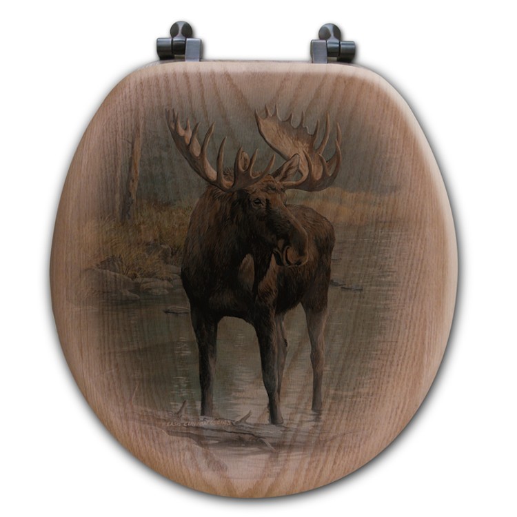 Quiet Water Moose Toilet Seats