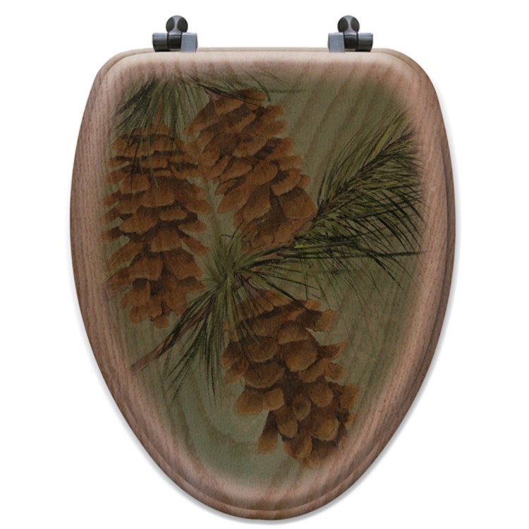 Pine Cone Toilet Seat