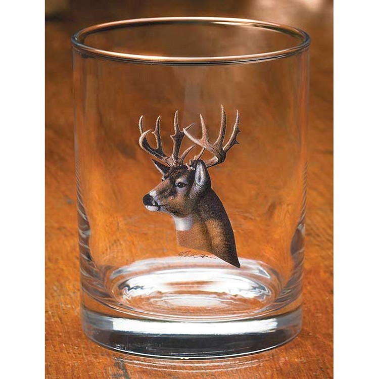 Silver Deer Wine Glasses
