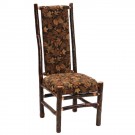 Hickory High Back Upholstered Side Chair
