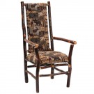 Hickory High Back Upholstered Arm Chair