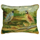 Quails in the Woods Pillow