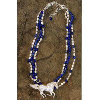 3 Strand Horse Necklace-DISCONTINUED