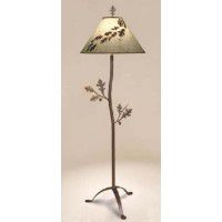 Oak Leaf and Acorn Floor Lamp