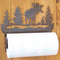 Silhouette Moose Paper Towel Holder