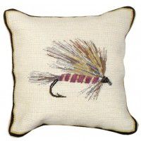 Llama Streamer Fishing Fly Pillow