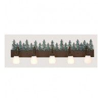 5 Light Pine Tree Vanity Light