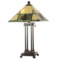 Pine Cone Mission Table Lamp