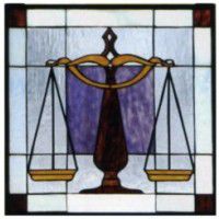 Legal Stained Glass Window