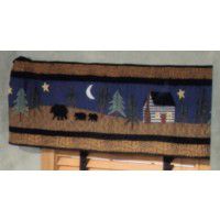 Midnight Bear Valance/Runner