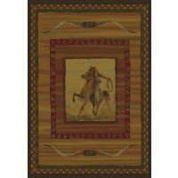 Rawhide Cowboy Area Rugs