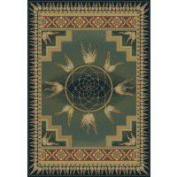 Dream Catcher Rugs-Green