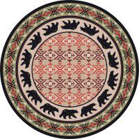 Cozy Bear Round Rug
