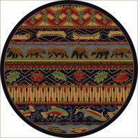 Wilderness Trek Round Rug