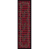 Red Wooded Pines Runner
