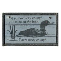 Lucky Lake Loon Sign 