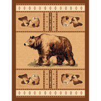 Grizzly Bear Pass Area Rug