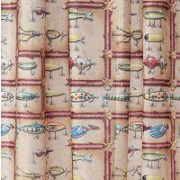 Antique Lure Shower Curtain