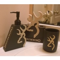 Browning Buckmark Bath Accessories Set