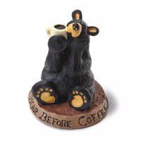 Coffee Bear Figurine