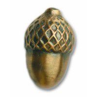 Antique Brass Large Acorn Knob