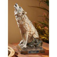 Call of the Wild – Howling Wolf Sculpture