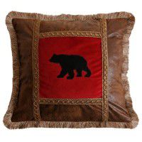 Applique Bear Pillow