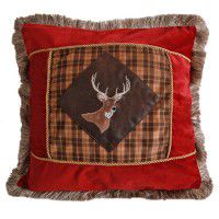 Plaid Buck Pillow -DISCONTINUED