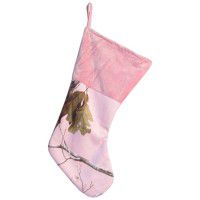 Real Tree Pink Camo Stocking