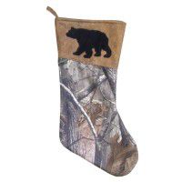 Real Tree Camo Stocking - Bear