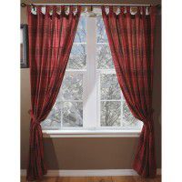 Sagamore Lake Plaid Drapes