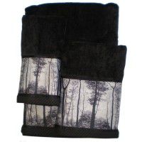 Forest Silhouette Towel Set - 2 Pcs