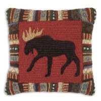 Cinnamon Moose Pillow