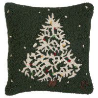 Deep Winter Wool Pillow