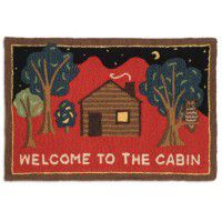 Welcome to the Cabin Rug