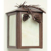 Pinecone Branch Sconce