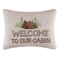 Backwoods Cabin-Wood Ducks 18 Decorative Pillow