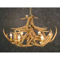 Woodland 12 Antler Chandelier