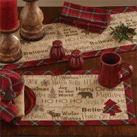 Highland Holiday Table Linens