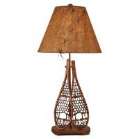 Double Snowshoe Table Lamp