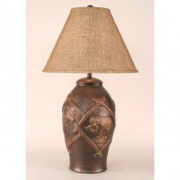 Rustic Wildlife Table Lamp