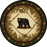 Curious Cub Round Rug