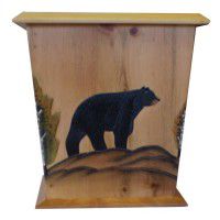 Black Bear Waste Basket