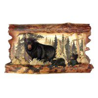 Forest Bear Family Wall Art