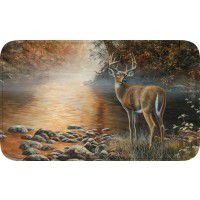 Beside Still Water - Deer Memory Foam Bath Mat