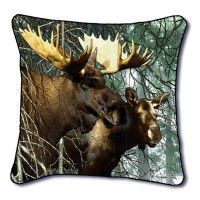 Forest King Moose Pillow