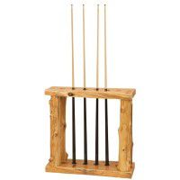 Log Pool Cue Holder